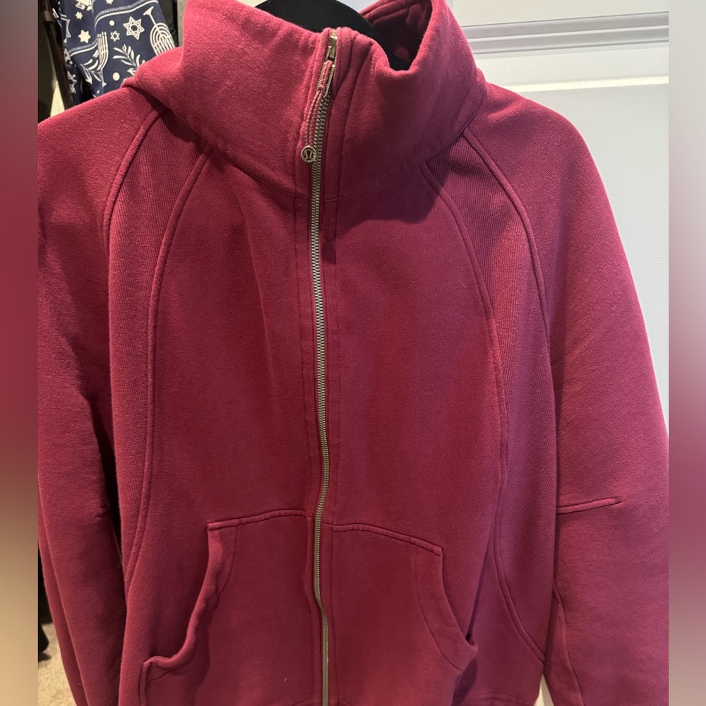 Lululemon Scuba Oversized Funnel Neck Full Zip Size M/L